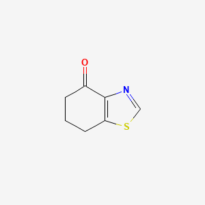 molecular formula C7H7NOS B2880582 6,7-二氢-5H-苯并噻唑-4-酮 CAS No. 70590-48-6