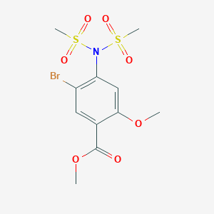 Methyl 4-[bis(methylsulfonyl)amino]-5-bromo-2-methoxybenzenecarboxylate