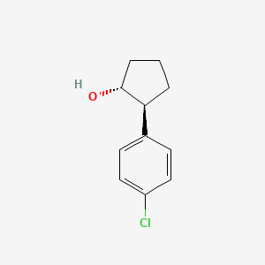 molecular formula C11H13ClO B2880590 (1R,2S)-2-(4-Chlorophenyl)cyclopentan-1-OL CAS No. 1662689-01-1
