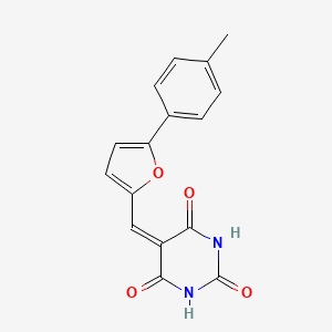 5-(5-p-Tolyl-furan-2-ylmethylene)-pyrimidine-2,4,6-trione