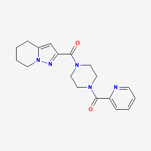 (4-Picolinoylpiperazin-1-yl)(4,5,6,7-tetrahydropyrazolo[1,5-a]pyridin-2-yl)methanone