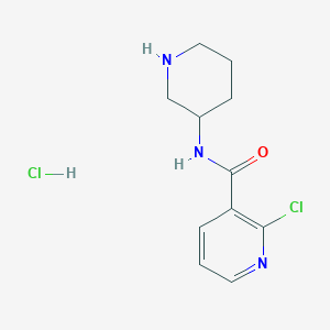 2-Chloro-N-(piperidin-3-yl)nicotinamide hydrochloride