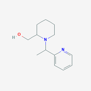 molecular formula C13H20N2O B2880674 (1-(1-(Pyridin-2-yl)ethyl)piperidin-2-yl)methanol CAS No. 1289387-51-4