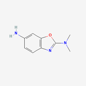 2-N,2-N-dimethyl-1,3-benzoxazole-2,6-diamine