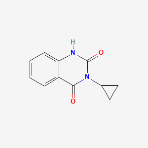 molecular formula C11H10N2O2 B2880698 3-cyclopropyl-1H-quinazoline-2,4-dione CAS No. 30385-94-5
