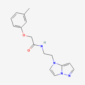 N-(2-(1H-imidazo[1,2-b]pyrazol-1-yl)ethyl)-2-(m-tolyloxy)acetamide