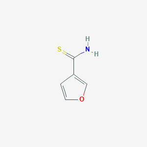 molecular formula C5H5NOS B2880728 3-Furancarbothioamide CAS No. 20485-41-0; 59918-68-2