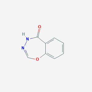 molecular formula C8H6N2O2 B2880744 1,3,4-benzoxadiazepin-5(4H)-one CAS No. 144760-61-2