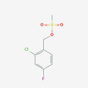 Methanesulfonic acid 2-chloro-4-fluorobenzyl ester