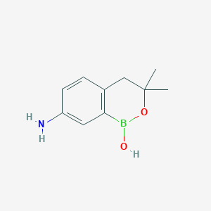 7-amino-3,3-dimethyl-3,4-dihydro-1H-2,1-benzoxaborinin-1-ol