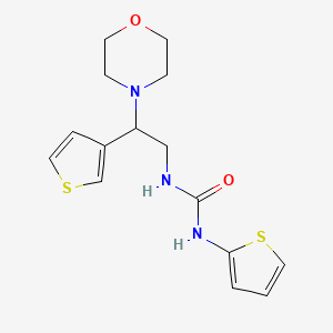 1-(2-Morpholino-2-(thiophen-3-yl)ethyl)-3-(thiophen-2-yl)urea