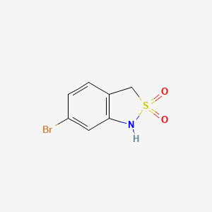 B2880801 6-Bromo-1,3-dihydrobenzo[C]isothiazole 2,2-dioxide CAS No. 2167935-61-5