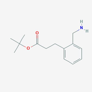 Tert-butyl 3-[2-(aminomethyl)phenyl]propanoate