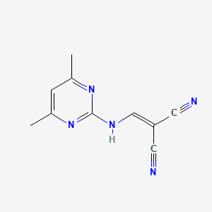 (((4,6-Dimethylpyrimidin-2-YL)amino)methylene)methane-1,1-dicarbonitrile