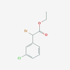 molecular formula C10H10BrClO2 B2880830 Ethyl 2-Bromo-2-(3-chlorophenyl)acetate CAS No. 41024-33-3