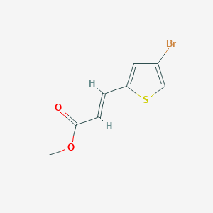 molecular formula C8H7BrO2S B2880831 Methyl 3-(4-bromothiophen-2-yl)acrylate CAS No. 91150-58-2