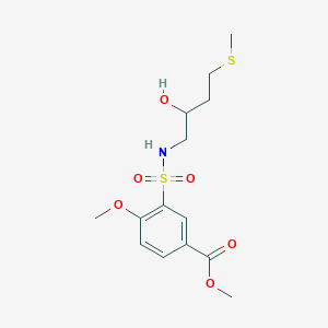 Methyl 3-[(2-hydroxy-4-methylsulfanylbutyl)sulfamoyl]-4-methoxybenzoate