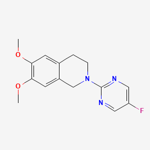 2-(5-Fluoropyrimidin-2-yl)-6,7-dimethoxy-1,2,3,4-tetrahydroisoquinoline