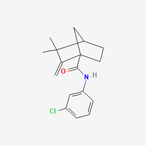 N-(3-chlorophenyl)-3,3-dimethyl-2-methylidenebicyclo[2.2.1]heptane-1-carboxamide