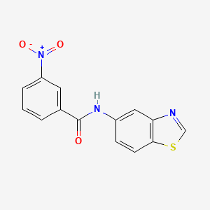 N-(benzo[d]thiazol-5-yl)-3-nitrobenzamide