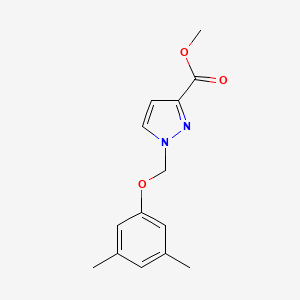Methyl 1-((3,5-dimethylphenoxy)methyl)-1H-pyrazole-3-carboxylate