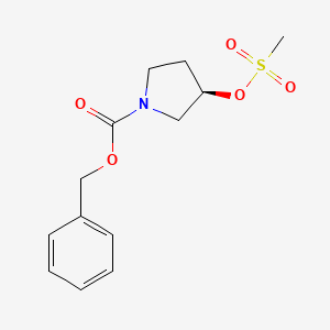 (R)-1-((Benzyloxy)carbonyl)pyrrolidin-3-yl methanesulfonate