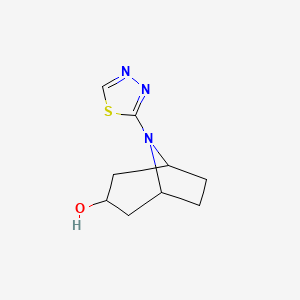 8-(1,3,4-Thiadiazol-2-yl)-8-azabicyclo[3.2.1]octan-3-ol