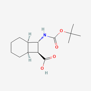 (1R,6S,7S,8S)-8-[(2-Methylpropan-2-yl)oxycarbonylamino]bicyclo[4.2.0]octane-7-carboxylic acid