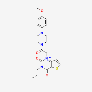 3-butyl-1-{2-[4-(4-methoxyphenyl)piperazin-1-yl]-2-oxoethyl}-1H,2H,3H,4H-thieno[3,2-d]pyrimidine-2,4-dione