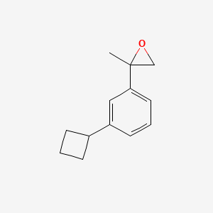 2-(3-Cyclobutylphenyl)-2-methyloxirane