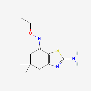 7-Ethoxyimino-5,5-dimethyl-4,6-dihydro-1,3-benzothiazol-2-amine