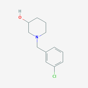 molecular formula C12H16ClNO B2880992 1-(3-Chloro-benzyl)-piperidin-3-ol CAS No. 414886-77-4