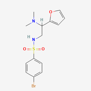 4-bromo-N-(2-(dimethylamino)-2-(furan-2-yl)ethyl)benzenesulfonamide