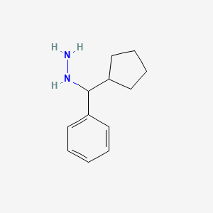 [Cyclopentyl(phenyl)methyl]hydrazine
