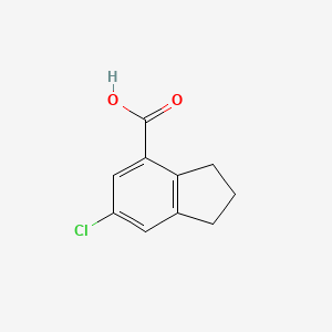 6-Chloro-2,3-dihydro-1H-indene-4-carboxylic acid