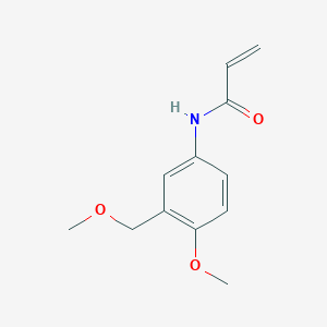 N-[4-Methoxy-3-(methoxymethyl)phenyl]prop-2-enamide