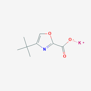 Potassium;4-tert-butyl-1,3-oxazole-2-carboxylate