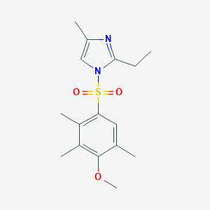 2-ethyl-1-[(4-methoxy-2,3,5-trimethylphenyl)sulfonyl]-4-methyl-1H-imidazole