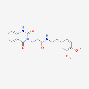 N-(3,4-dimethoxyphenethyl)-3-(2,4-dioxo-1,2-dihydroquinazolin-3(4H)-yl)propanamide