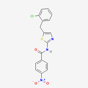 N-[5-(2-Chloro-benzyl)-thiazol-2-yl]-4-nitro-benzamide