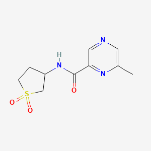N-(1,1-Dioxothiolan-3-yl)-6-methylpyrazine-2-carboxamide