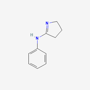 molecular formula C10H12N2 B2881151 N-phenyl-3,4-dihydro-2H-pyrrol-5-amine CAS No. 1199-80-0