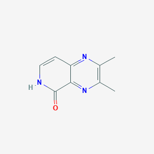 molecular formula C9H9N3O B2881155 2,3-Dimethylpyrido[3,4-b]pyrazin-5(6H)-one CAS No. 2442597-46-6