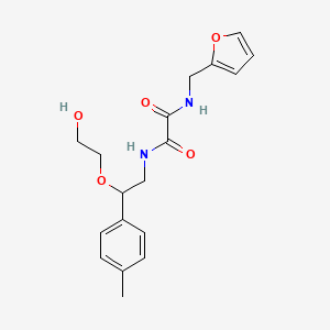 N1-(furan-2-ylmethyl)-N2-(2-(2-hydroxyethoxy)-2-(p-tolyl)ethyl)oxalamide