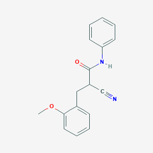 2-cyano-3-(2-methoxyphenyl)-N-phenylpropanamide