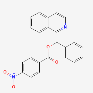 Isoquinolin-1-yl(phenyl)methyl 4-nitrobenzoate