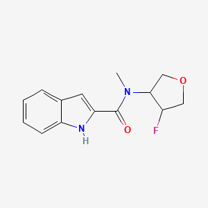 N-(4-fluorooxolan-3-yl)-N-methyl-1H-indole-2-carboxamide