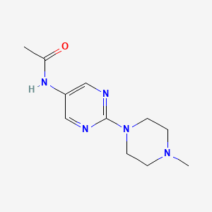 N-(2-(4-methylpiperazin-1-yl)pyrimidin-5-yl)acetamide