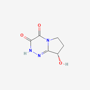 (8S)-8-Hydroxy-2,6,7,8-tetrahydropyrrolo[2,1-c][1,2,4]triazine-3,4-dione