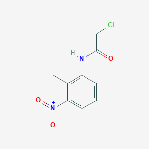 molecular formula C9H9ClN2O3 B2881339 2-chloro-N-(2-methyl-3-nitrophenyl)acetamide CAS No. 554405-54-8